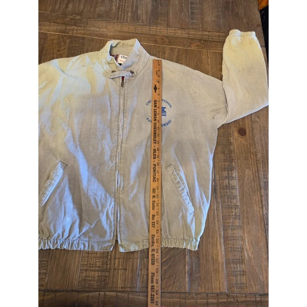 Chalk Like Winning With Style Made In The USA Jacket Corduroy Chicago Divisio... - Picture 13 of 14